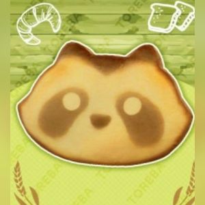 Large Raccoon Bread Cushion Plushie from Japan